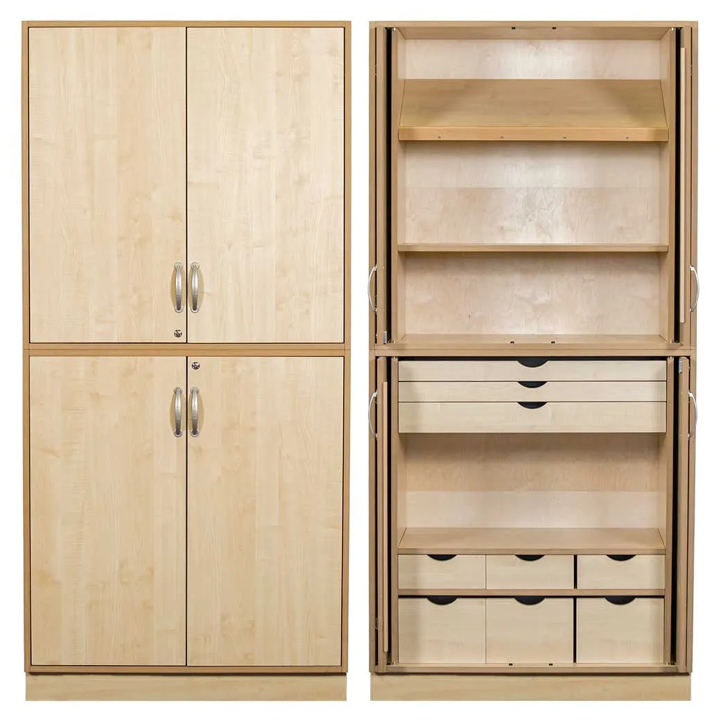 Sjöbergs Skåp 1, björkdörrar