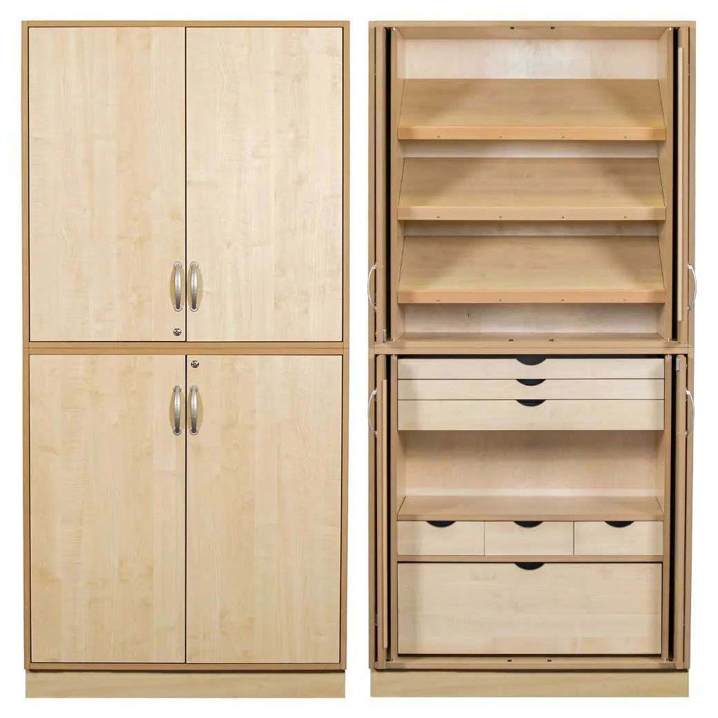 Sjöbergs Skåp 1, björkdörrar