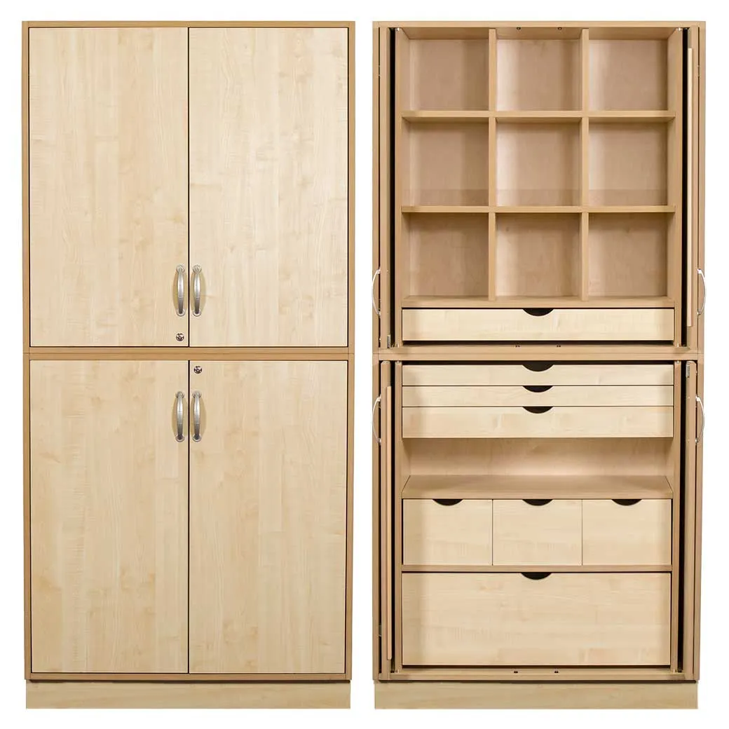 Sjöbergs Skåp 1, björkdörrar