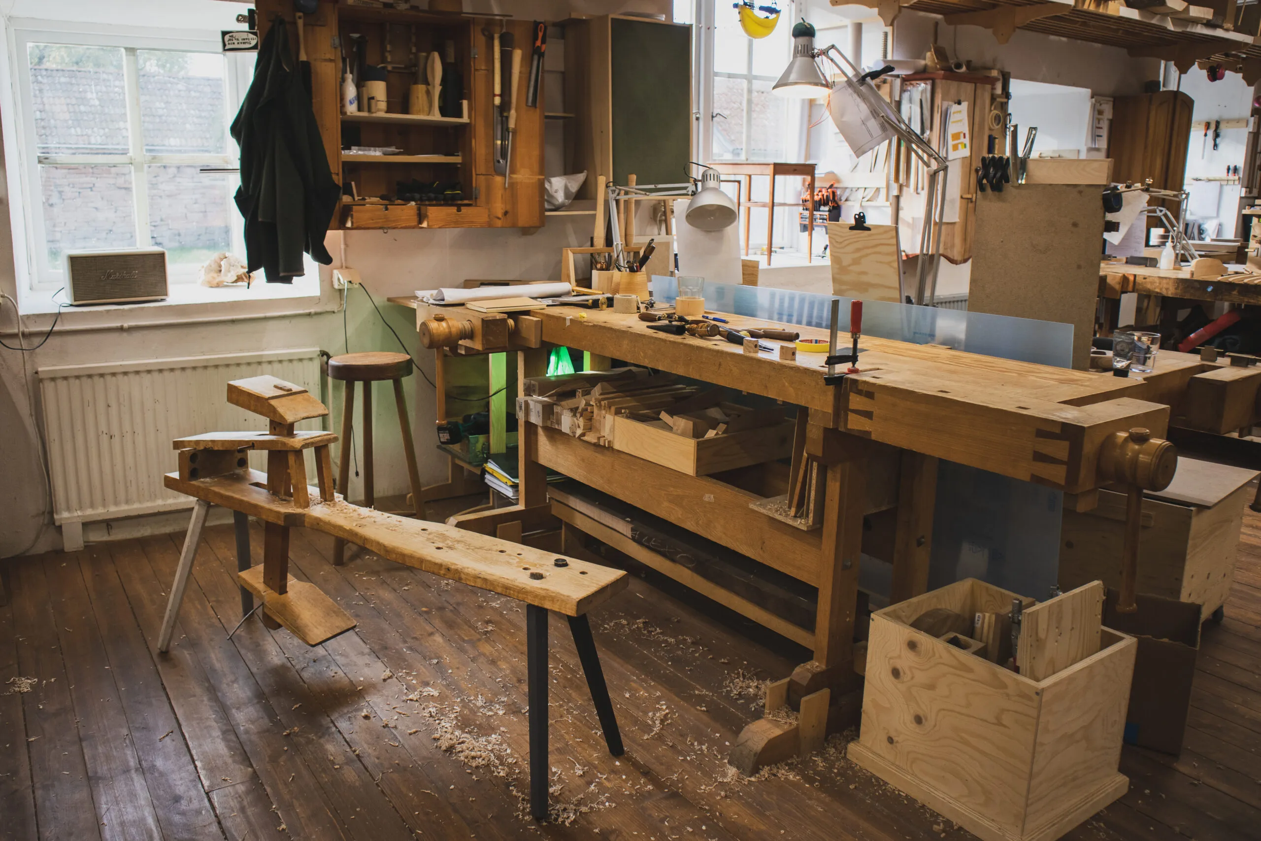 Capellgården workbench i trä