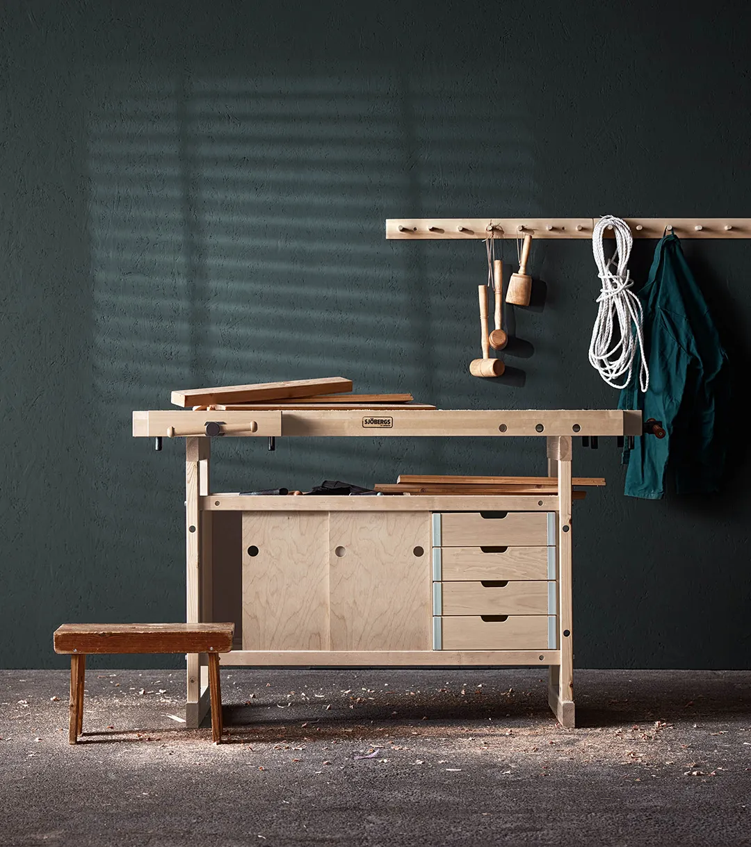En arbetsbänk från sjöbergs